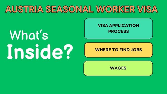 Austria Seasonal Worker Visa Application Process
