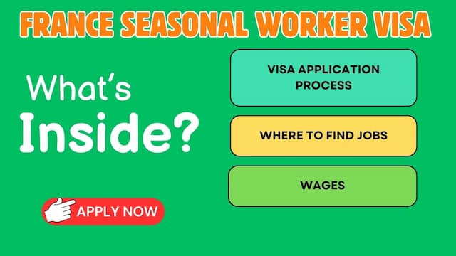 France Seasonal Worker Visa: Application Process And Requirements