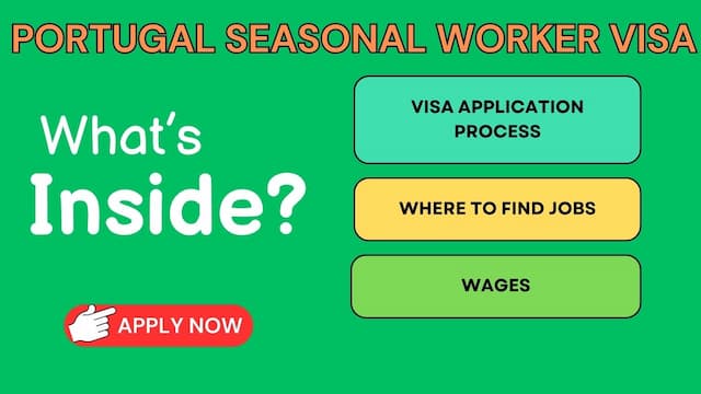 Portugal Seasonal Worker Visa: Requirements And Application Process