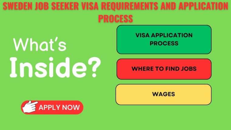 Sweden Job Seeker Visa Requirements and Application Process